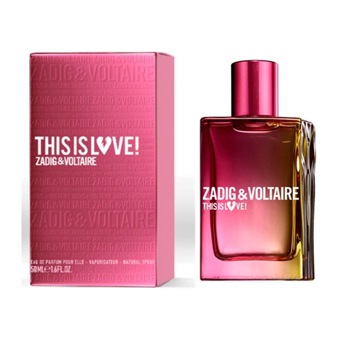 zadig&voltaire this is love elle eau de parfum 50ml vaporizadorZadig